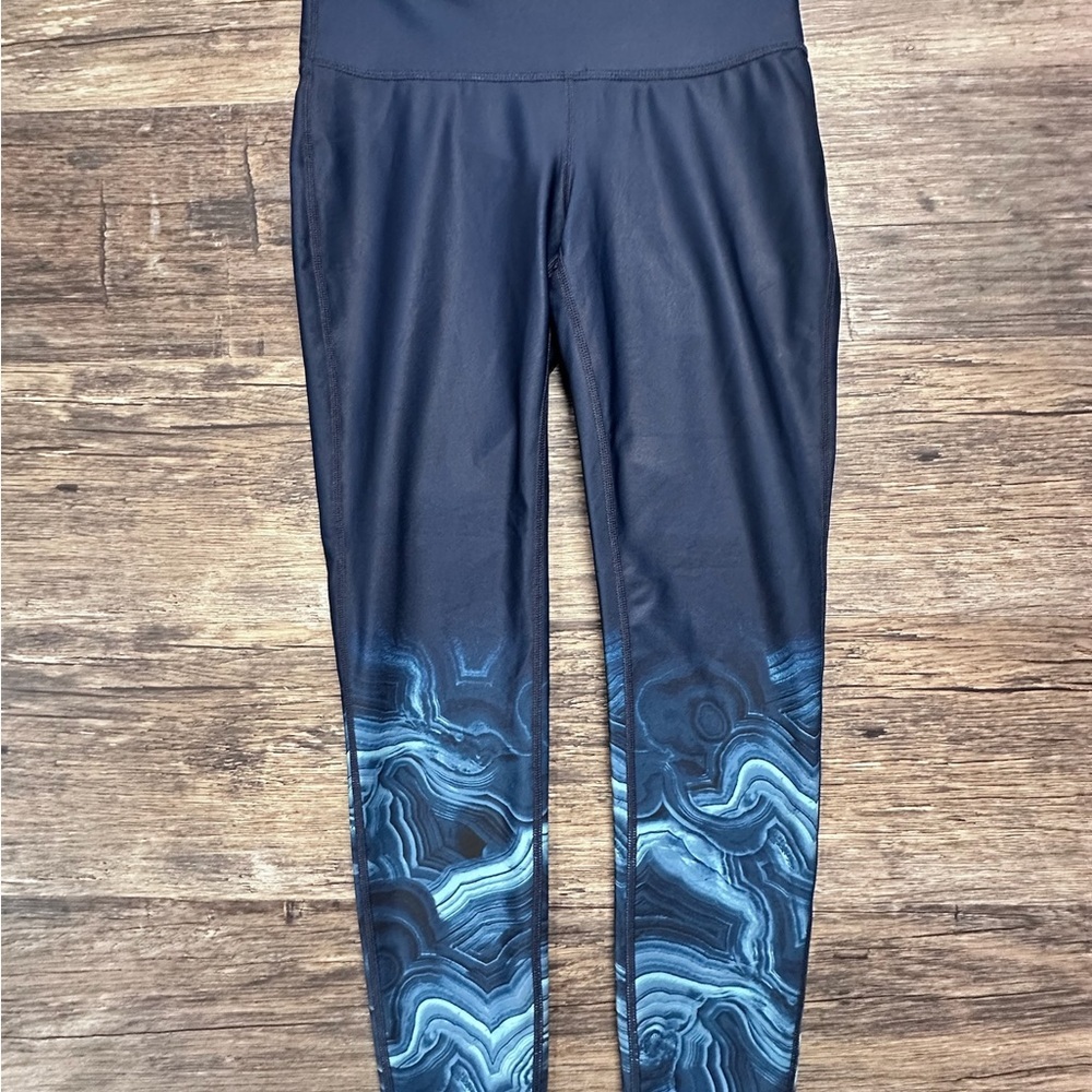 Xersion Blue Ombré Leggings High Waist